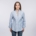 Damenbluse langarm mit Kelch-Kragen, stylisch, hellblau